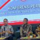 Konferensi Pers Wali Kota Samarinda, Andi Harun, di Anjungan Karangmumus Balaikota Samarinda, Minggu (16/2/2025).