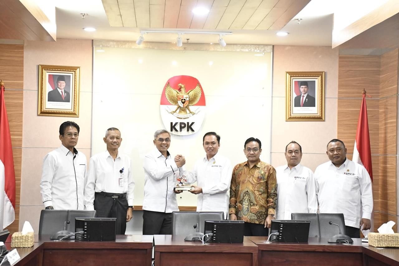 Pertemuan antara KPPU dan KPU untuk kerja sama, Rabu (19/2/2025)