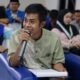Heriman (Akademisi) dalam Debat Kandidat (PKC) PMII Kalimantan Timur di Gedung Graha Pemuda KNPI Kota Balikpapan, Jumat (14/03/2025)
