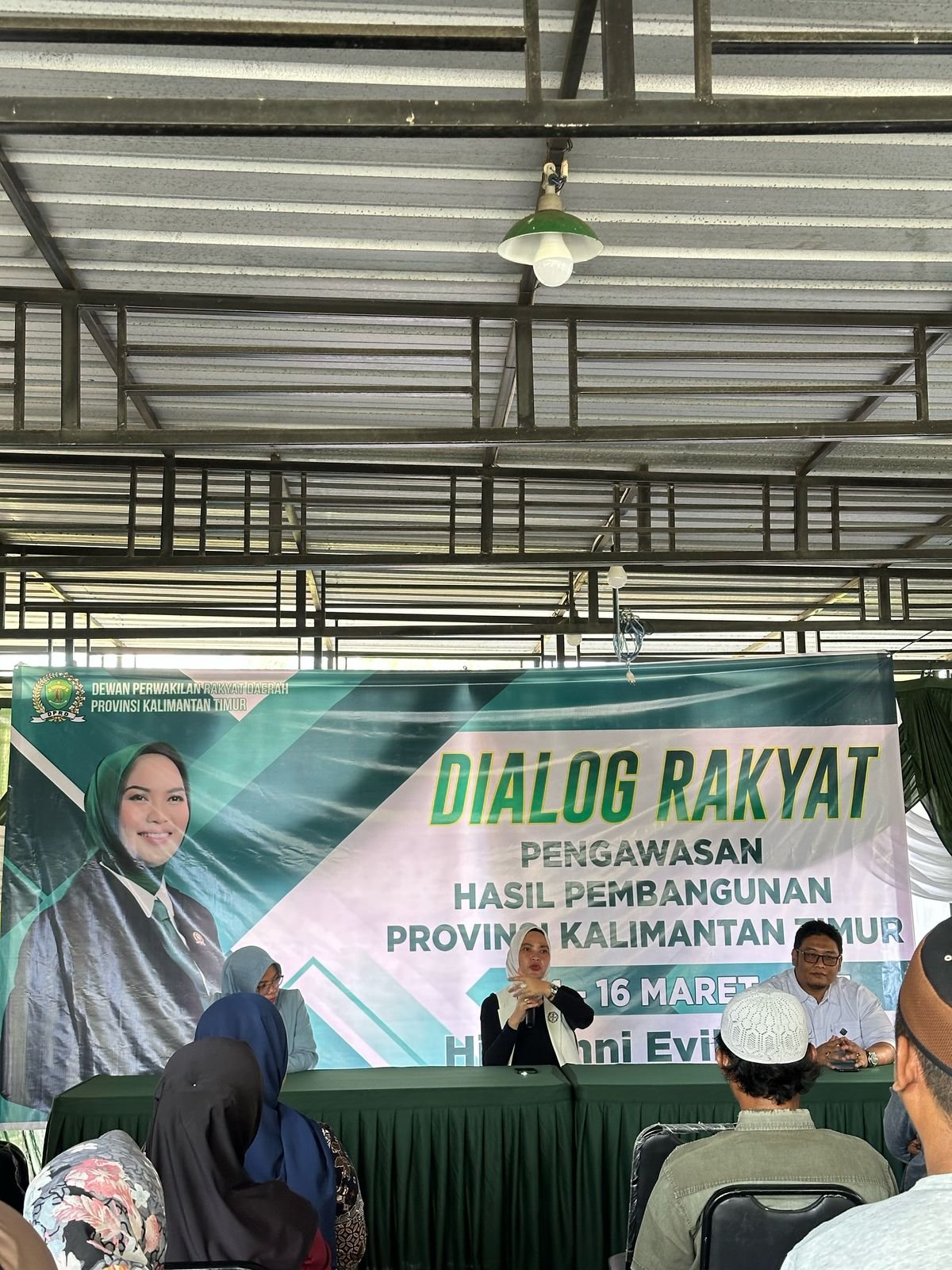 Yenni Gelar Dialog Rakyat Terkait Pengawasan Hasil Pembangunan di Kaltim.