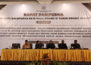 Gelar Paripurna, Dewan Dan Pemkot Sepakat Revisi Perda Pajak dan Retribusi Daerah
