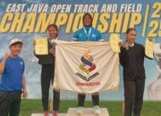 Kembali Dulang Prestasi, Atlet SKOI Kaltim Bawa Pulang 8 Medali dari Kejurnas Atletik di Surabaya