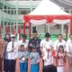 Ketua DPRD Balikpapan, Alwi Al Qadri saat menghadiri pemberian seragam sekolah gratis secara simbolis di SMPN 27 Balikpapan, Rabu (16/7/2025).