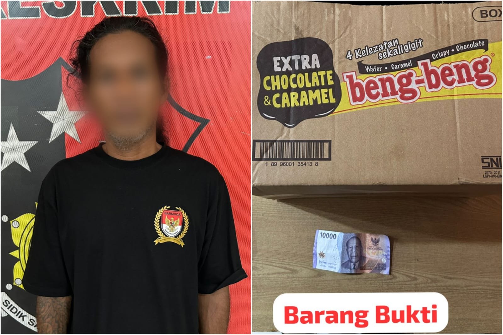 Pelaku MAA (46) Jukir Liar di Rapak Dalam.